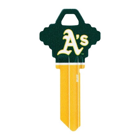 Oakland Athletics Painted Key House/Office Universal Key Blank Single, 6PK